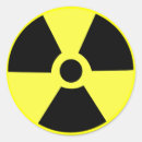Search for radioactive stickers Warning