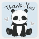 Search for panda thank you stickers Bear