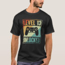 Search for level 13 unlocked tshirts Retro