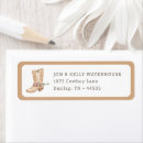 Search for southern return address labels Cowboy
