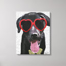 Search for black labrador canvas prints Flowers