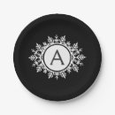 Search for black and white christmas paper plates Snow