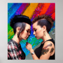 Search for cute lesbian art Rainbow