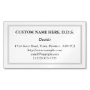 Search for oral surgeon business cards Minimalist