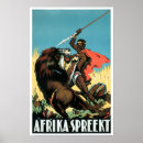 Search for african lion posters Vintage