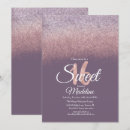 Search for ombre sweet 16 invitations Glitter