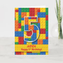 Search for happy 5th birthday greeting Colourful