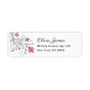 Search for bells return address labels Floral