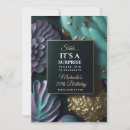 Search for abstract birthday invitations Glitter