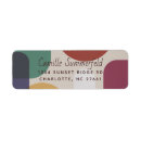 Search for jewel return address labels Colourful