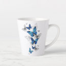 Search for flying butterfly mugs Blue