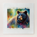 Search for black bear puzzles Animals
