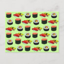 Search for sashimi horizontal postcards Wasabi