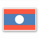 Search for laotian flag stickers Laos