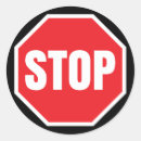 Search for stop sign stickers Attention