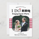 Search for i do bbq engagement party invitations Buffalo plaid