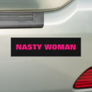Search for woman bumper stickers Black