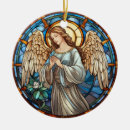 Search for stained glass christmas tree decorations Religious