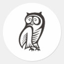 Search for black owl stickers Illustration