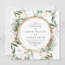 Search for gold circle frame invitations Floral