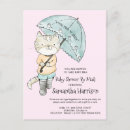 Search for cute umbrella invitations Pink