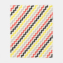 Search for black and red striped blankets Zigzag