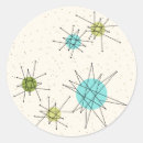 Search for 60s retro stickers Retro atomic pattern