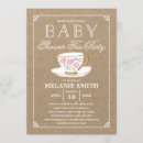Search for teacup baby shower invitations Typography