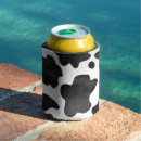 Search for cow can coolers Black and white
