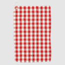 Search for plaid golf towels Red