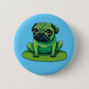 Search for green dog badges Pug