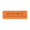 Search for bright return address labels Minimalist