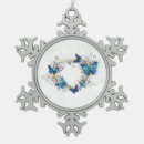 Search for butterfly christmas tree decorations Blue