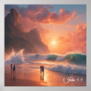 Search for beach scripture art Sunset