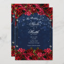 Search for navy blue red wedding invitations Elegant