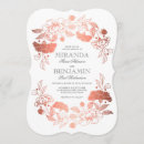 Search for copper foil wedding invitations Rose gold