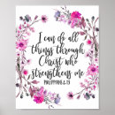 Search for philippians 4 13 posters Floral
