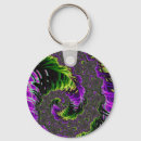 Search for spiral fractal key rings Psychedelic