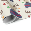 Search for ugly christmas wrapping paper Deer