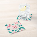 Search for pink flamingo coasters Monogrammed