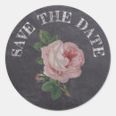 Search for vintage save the date stickers Chalkboard