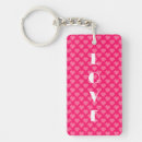 Search for fuchsia and key rings Heart