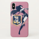 Search for justice iphone cases Wonder woman noir drawing