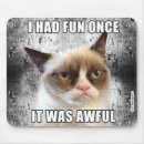 Search for felines mouse mats Grumpy