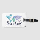 Search for airplane luggage tags World map