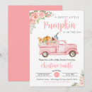 Search for pumpkin truck invitations Pink