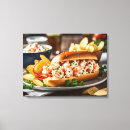 Search for roll canvas prints Food