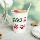 Search for santa claus paper cups Ho ho ho
