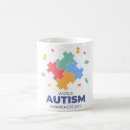 Search for autism awareness day mugs April 2nd
