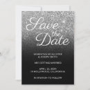 Search for black silver save date invitations Chic